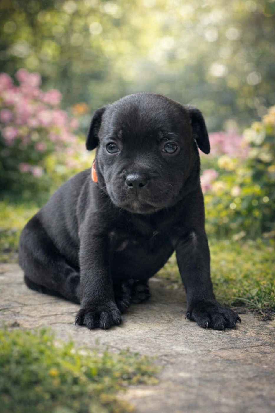 Chiot Staffordshire Bull Terrier shades of blues